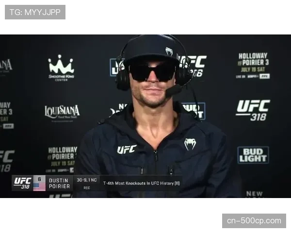 速报：Justin Gaethje首回合KO终结Dustin Poirier，赢得“BMF”头衔二番战